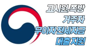 고시원, 쪽방 거주자 무이자 전세자금 대출 지원