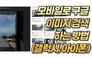 모바일로 구글 이미지 검색 하는 방법 (갤럭시, 아이폰 가능)